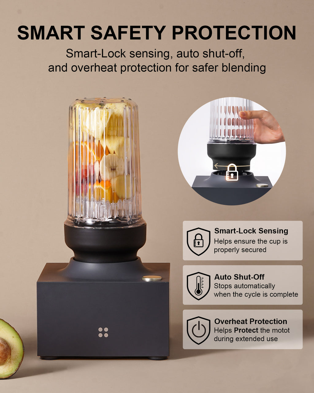 iCucina® Cubetto Personal Blender 1000W - White